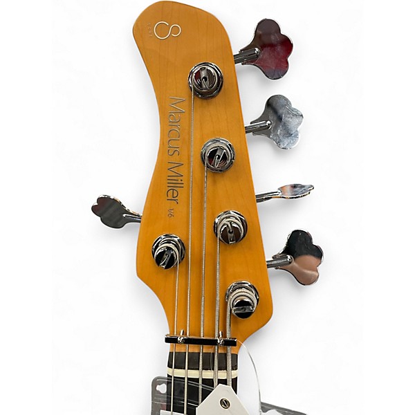 Used Sire MARCUS MILLER V6 LEFT HANDED Crimson Red Trans Electric Bass Guitar