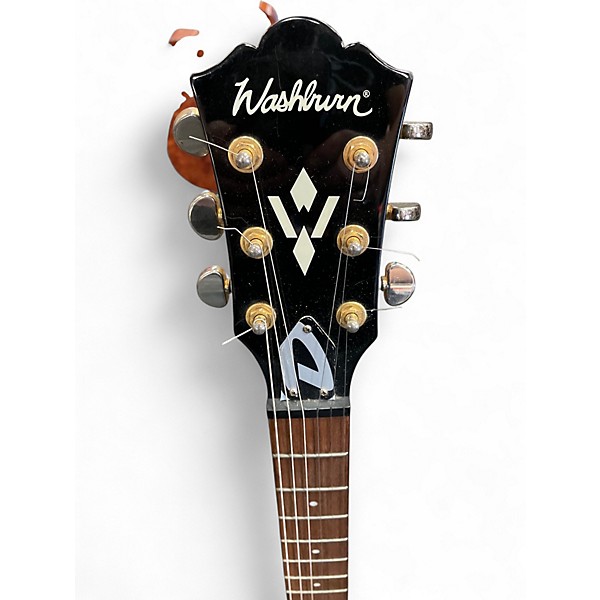 Used Washburn WI-64DL Blue Solid Body Electric Guitar