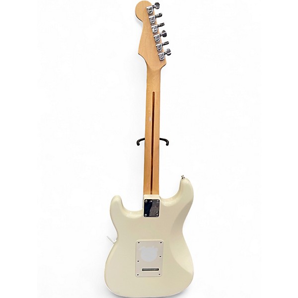 Used Fender Standard Stratocaster White Solid Body Electric Guitar