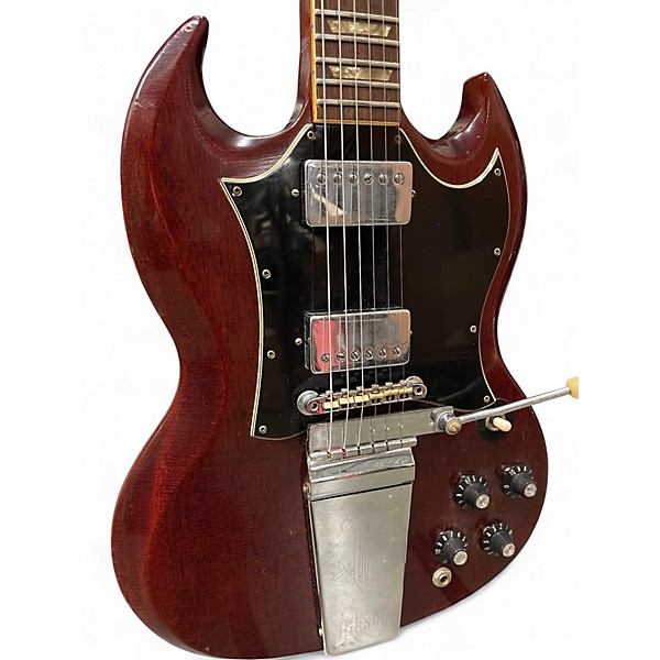 Vintage 1960s Gibson SG Standard CHERRY Solid Body Electric Guitar
