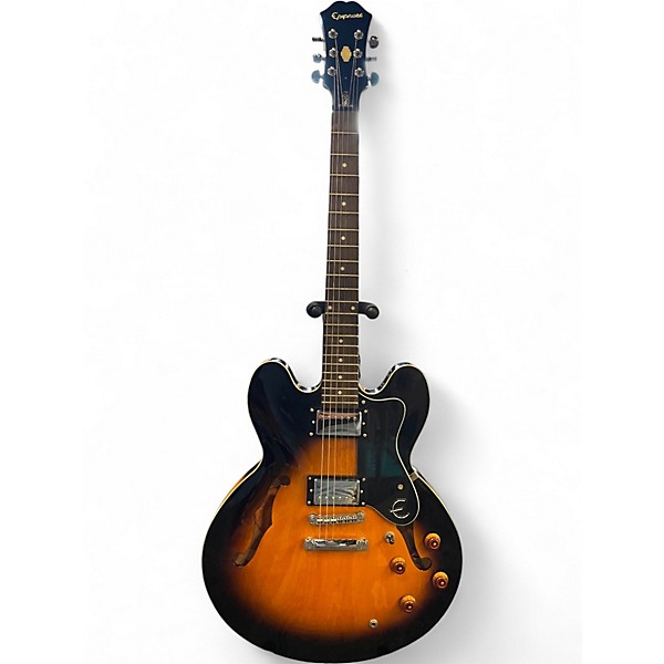 Used Epiphone DOT VS Tobacco Burst Hollow Body Electric Guitar