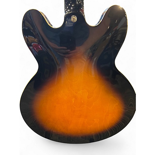 Used Epiphone DOT VS Tobacco Burst Hollow Body Electric Guitar