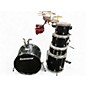 Used Ludwig 5 Piece BACKBEAT 5 PIECE Black Drum Kit thumbnail