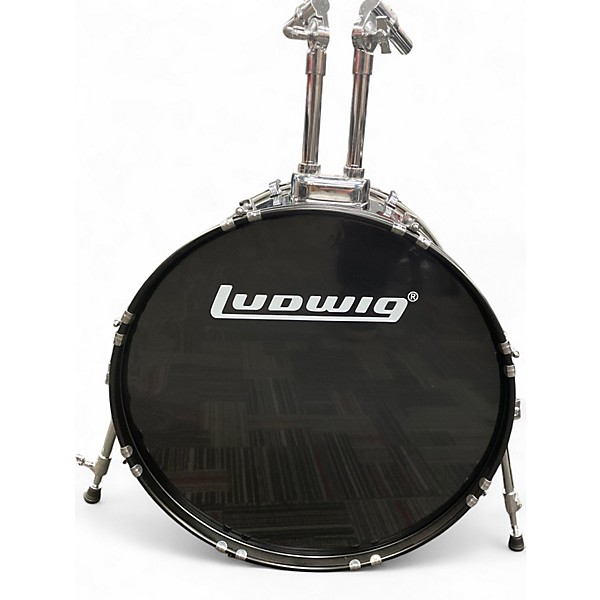 Used Ludwig 5 Piece BACKBEAT 5 PIECE Black Drum Kit