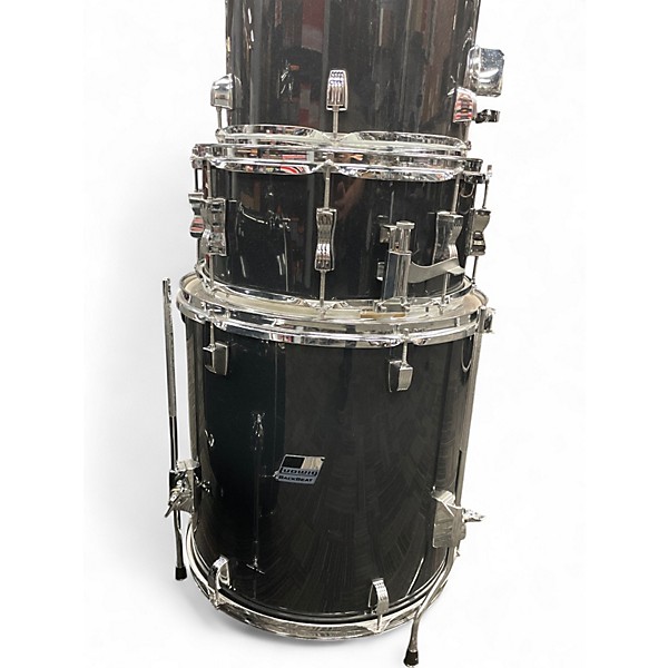 Used Ludwig 5 Piece BACKBEAT 5 PIECE Black Drum Kit