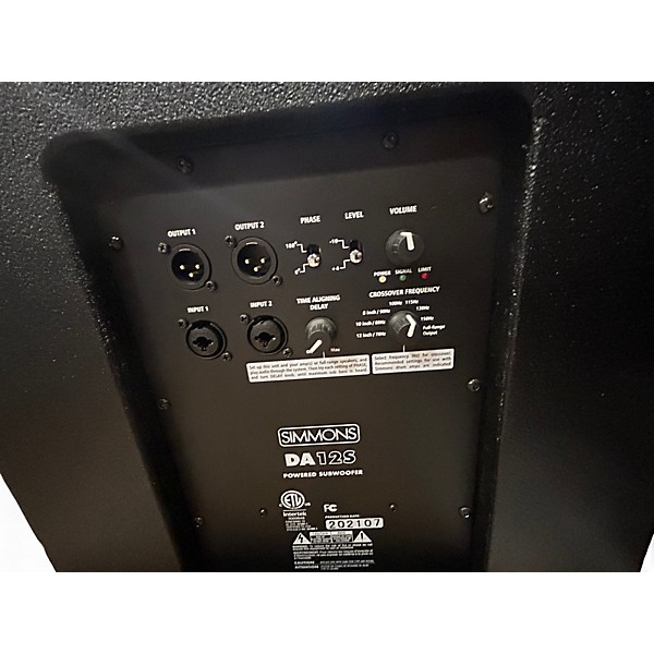 Used Simmons DA125 Powered Subwoofer
