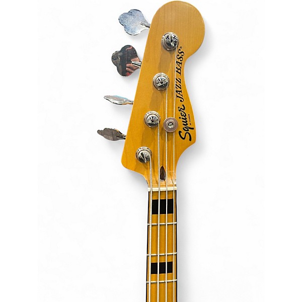 Used Squier Classic Vibe 70s Jazz Bass Natural Electric Bass Guitar