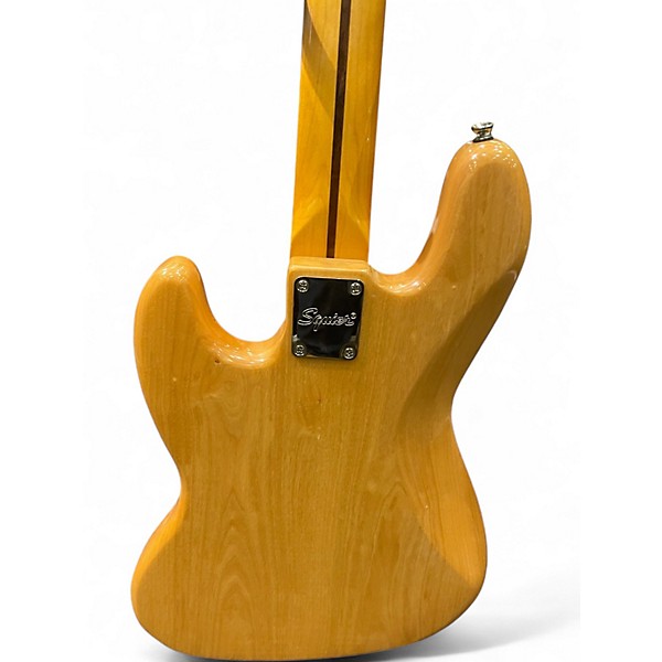 Used Squier Classic Vibe 70s Jazz Bass Natural Electric Bass Guitar