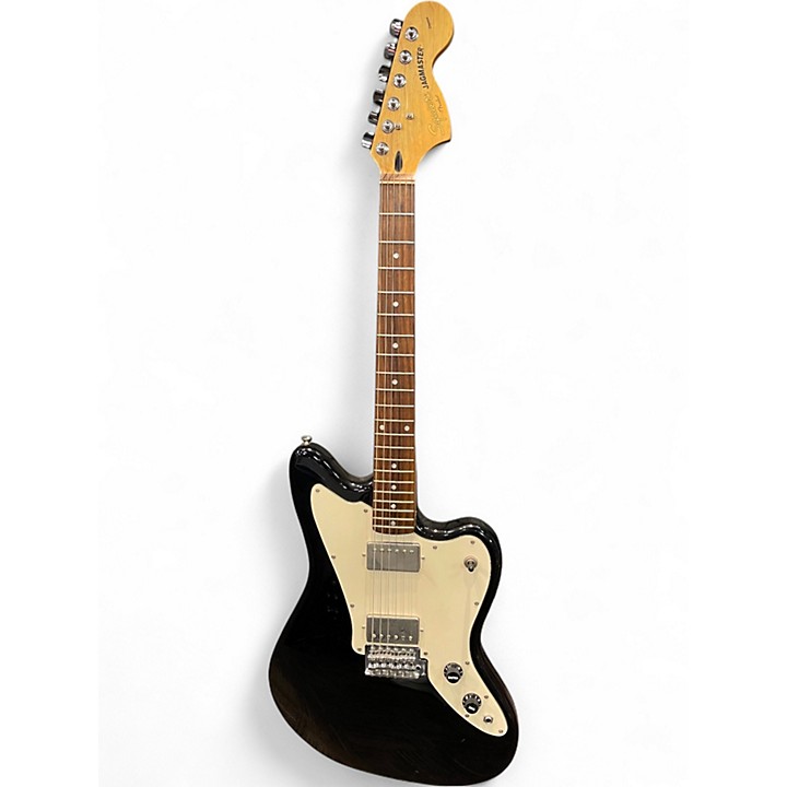 Used Squier Standard Jagmaster Black Solid Body Electric Guitar