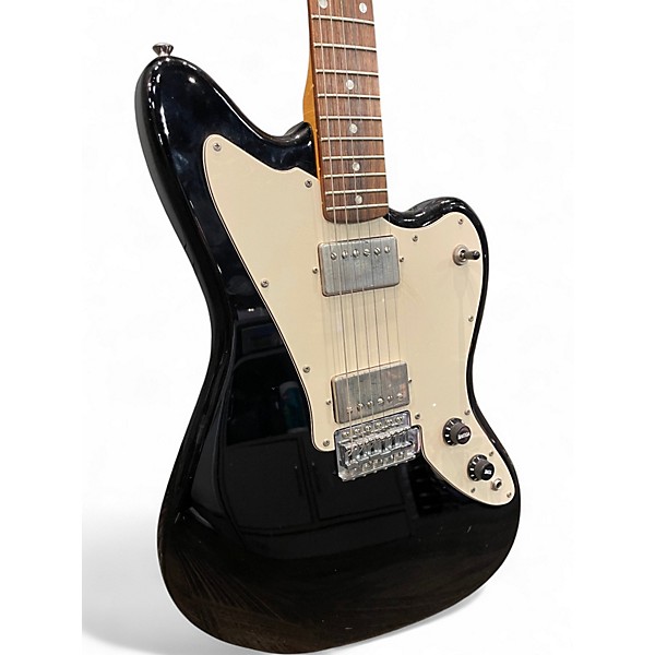 Used Squier Standard Jagmaster Black Solid Body Electric Guitar