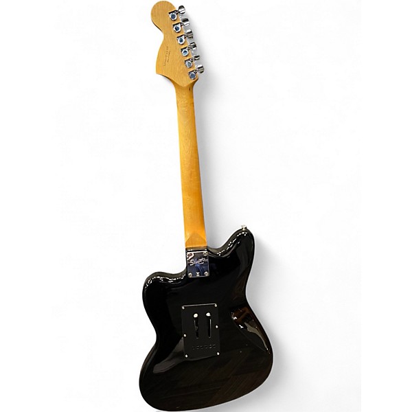 Used Squier Standard Jagmaster Black Solid Body Electric Guitar