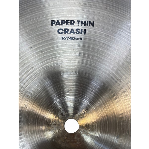 Used Zildjian 16in A Series Paper Thin Crash Cymbal