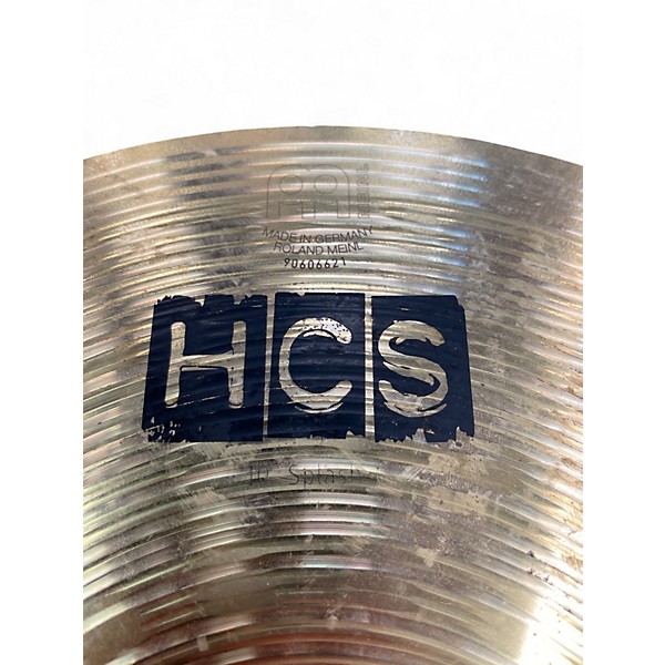Used MEINL 10in HCS Splash Cymbal