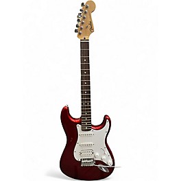 Used Fender Standard Stratocaster Candy Apple Red Solid Body Electric Guitar
