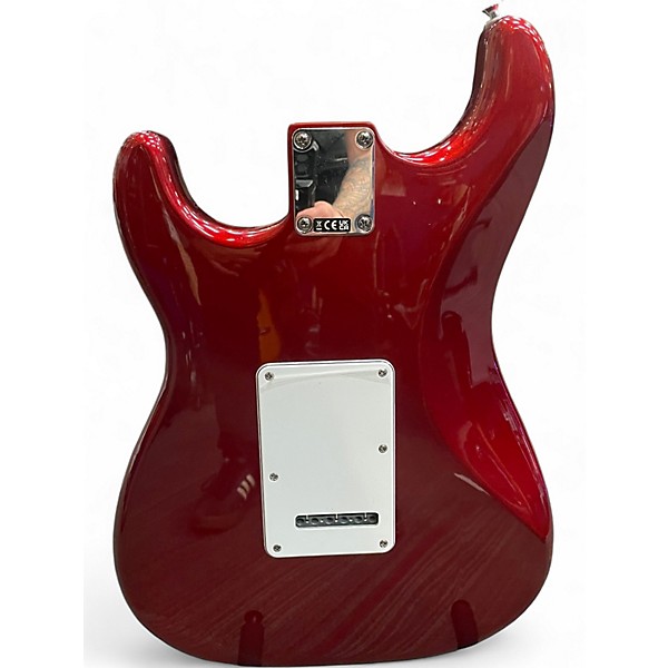 Used Fender Standard Stratocaster Candy Apple Red Solid Body Electric Guitar