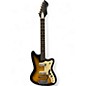 Vintage 1960s Silvertone Silouette sunburst Solid Body Electric Guitar thumbnail