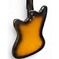 Vintage 1960s Silvertone Silouette sunburst Solid Body Electric Guitar