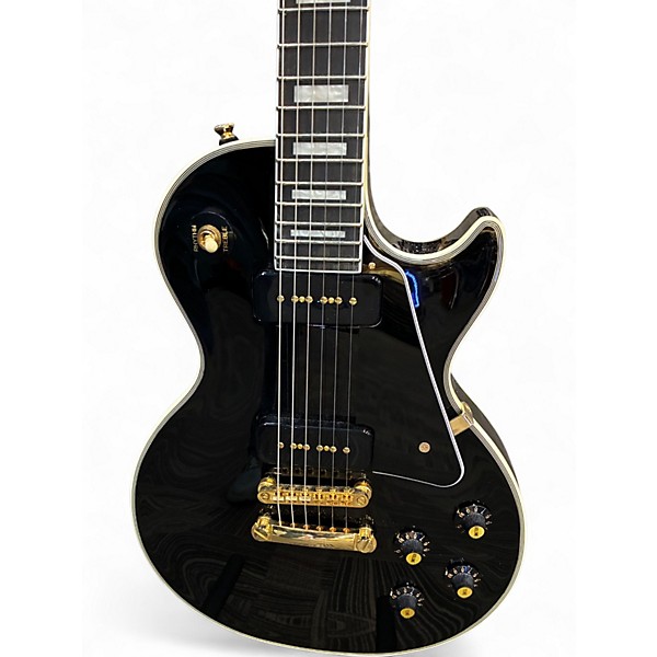 Used Epiphone Les Paul Custom BLACK Solid Body Electric Guitar