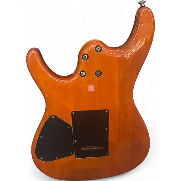 Used Ibanez SA160QM Orange Burst Solid Body Electric Guitar