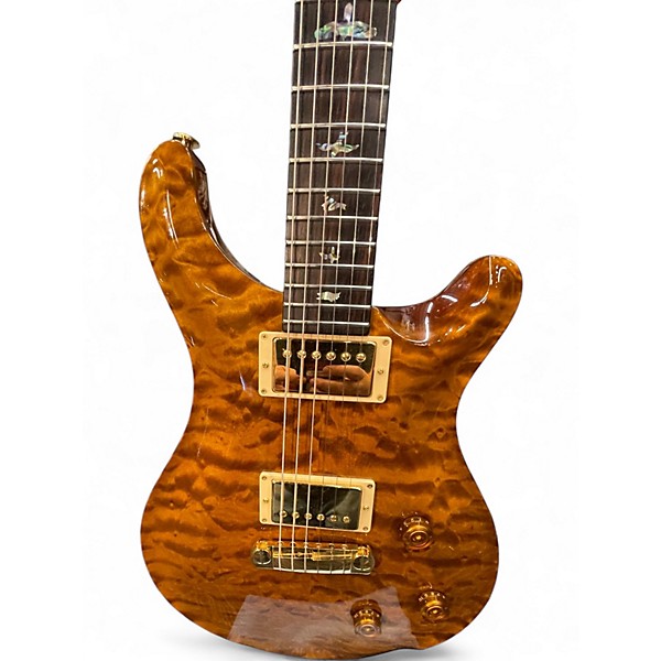 Used 2009 PRS Custom 22 Amber Solid Body Electric Guitar