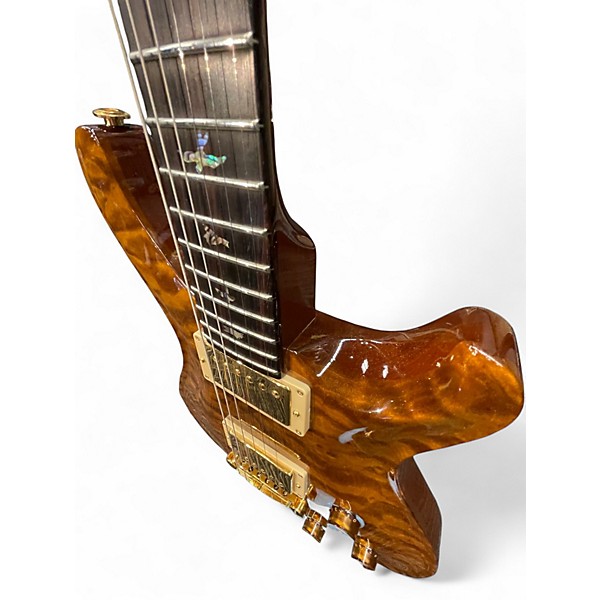 Used 2009 PRS Custom 22 Amber Solid Body Electric Guitar