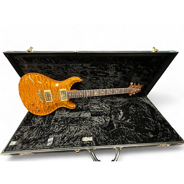 Used 2009 PRS Custom 22 Amber Solid Body Electric Guitar