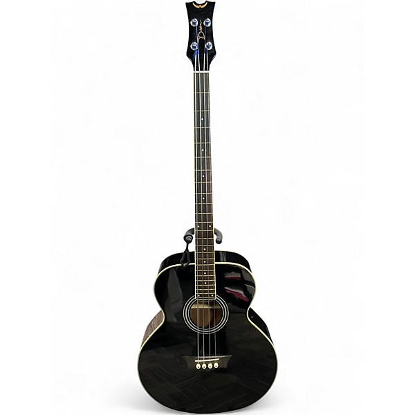Used Dean EAB Fretless BLACK Acoustic Bass Guitar