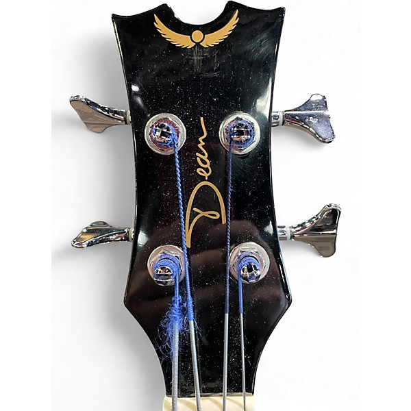 Used Dean EAB Fretless BLACK Acoustic Bass Guitar