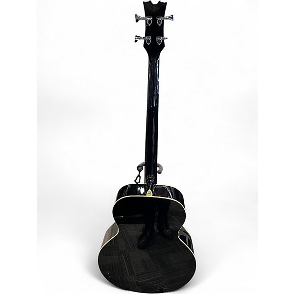 Used Dean EAB Fretless BLACK Acoustic Bass Guitar