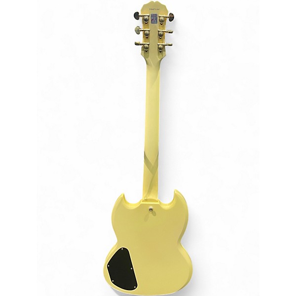 Used Epiphone Les Paul Custom SG Alpine White Solid Body Electric Guitar