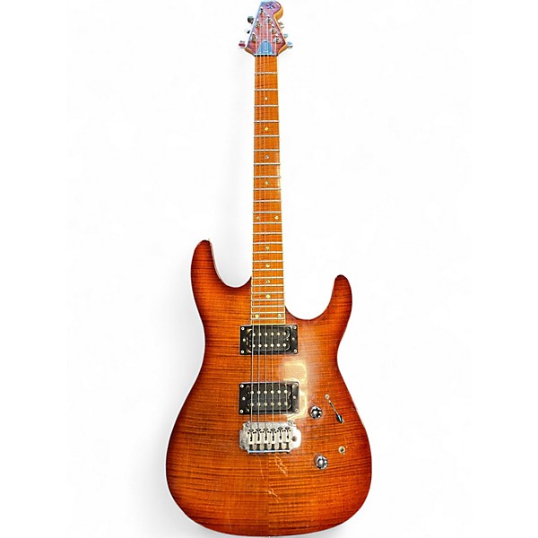 Used Malden STIGER 2 Tone Sunburst Solid Body Electric Guitar