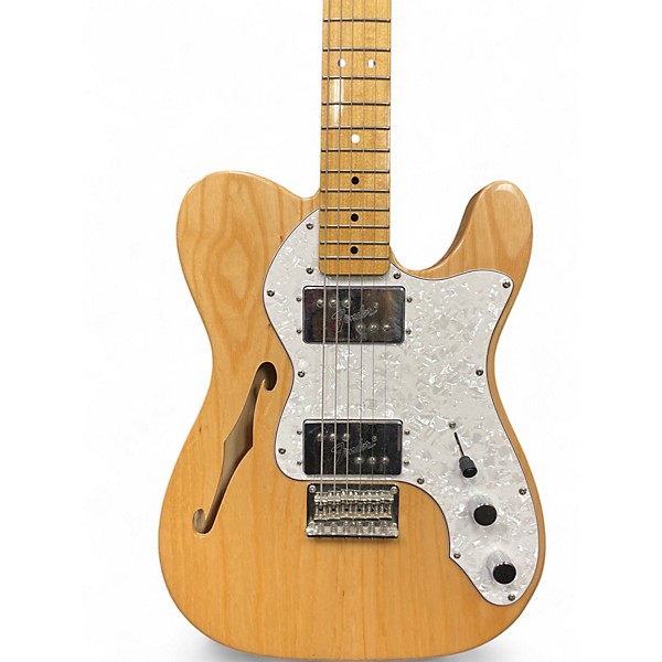 Used Squier Classic Vibe 70s Thinline Telecaster Natural Hollow Body Electric Guitar