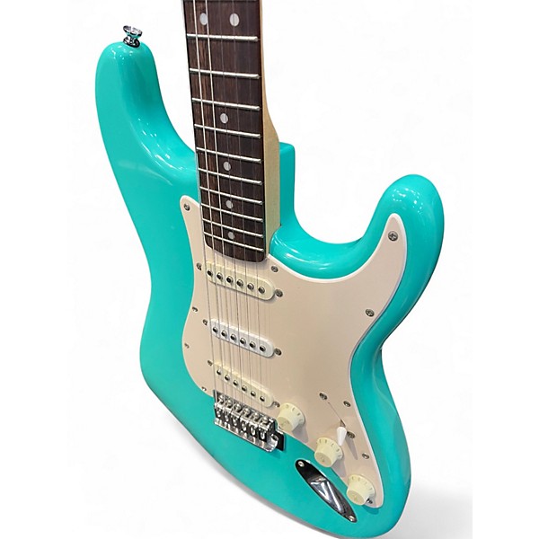 Used Squier Bullet Stratocaster Seafoam Green Solid Body Electric Guitar