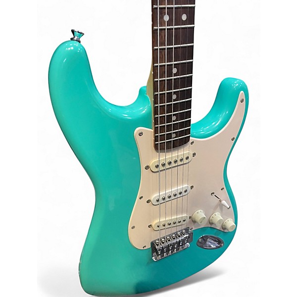 Used Squier Bullet Stratocaster Seafoam Green Solid Body Electric Guitar