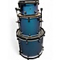 Used SJC Drums 3 Piece Pathfinder Blue Drum Kit