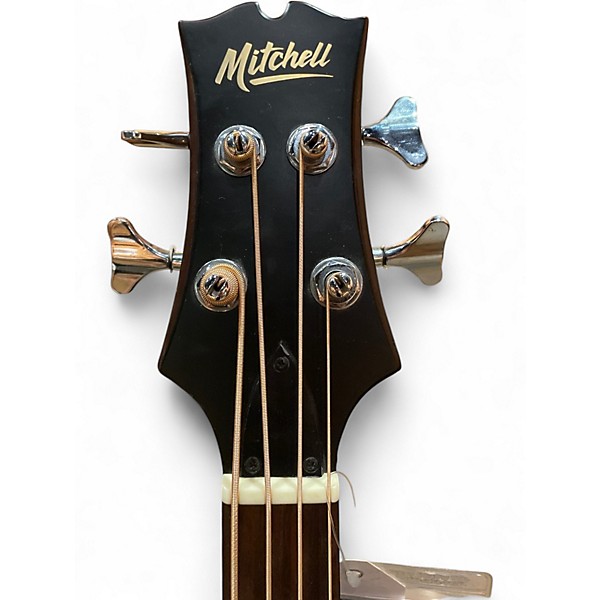 Used Mitchell T239BCE Natural Acoustic Bass Guitar