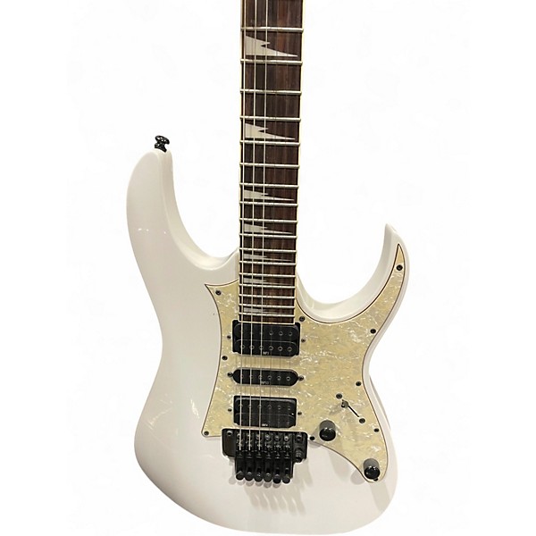 Used Ibanez RG350DX RG Series Classic White Solid Body Electric Guitar