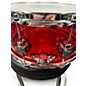 Used DW 14X6.5 Design Series Acrylic Snare Red Drum