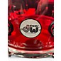 Used DW 14X6.5 Design Series Acrylic Snare Red Drum