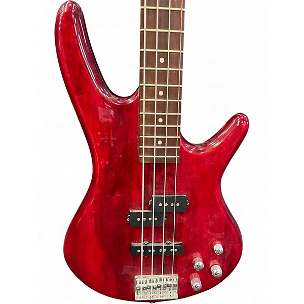 Used Ibanez GSR200 Red Electric Bass Guitar