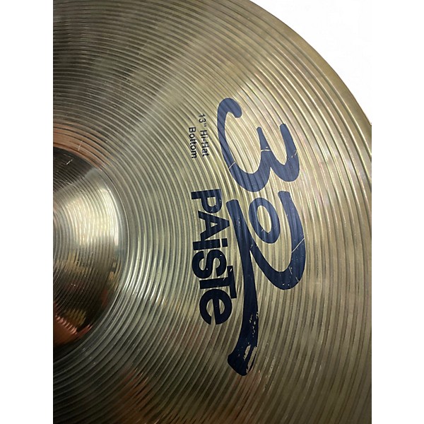 Used Paiste 13in 302 Hi Hat Pair Cymbal