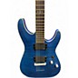 Used Schecter Guitar Research C1 Platinum Blue Quilt Solid Body Electric Guitar