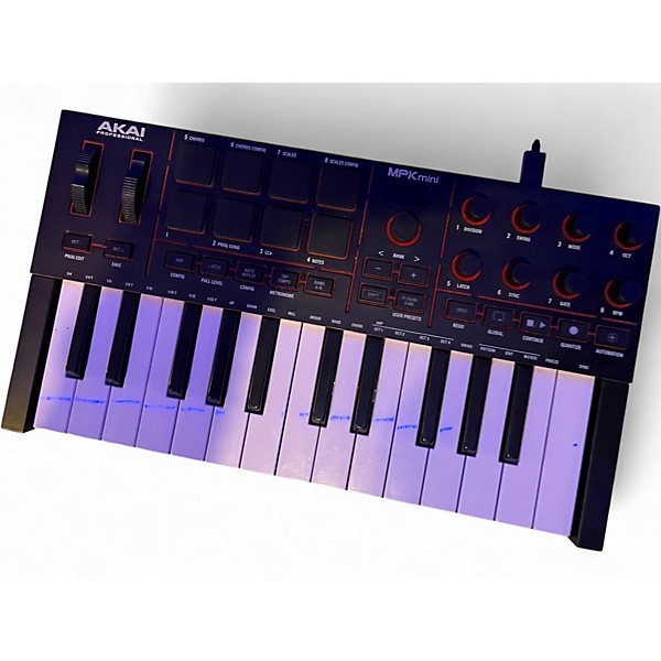 Used Akai Professional MPK Mini MIDI Controller