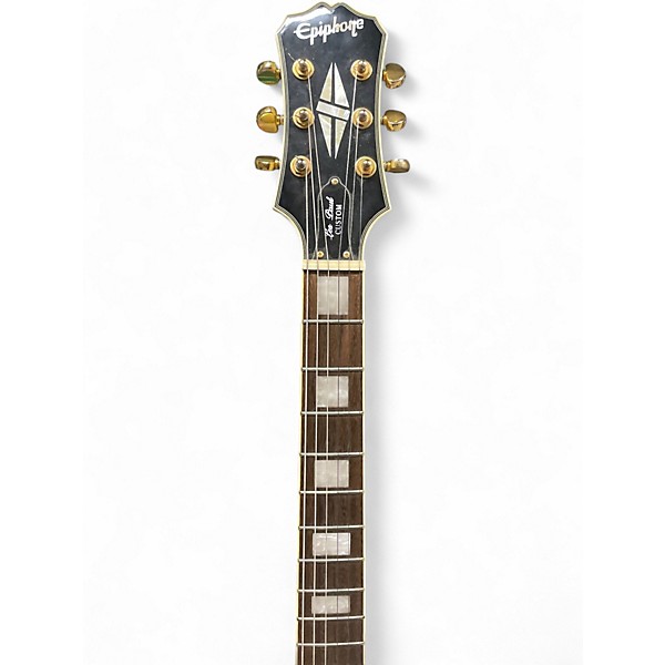 Used Epiphone Les Paul Custom Cream Solid Body Electric Guitar