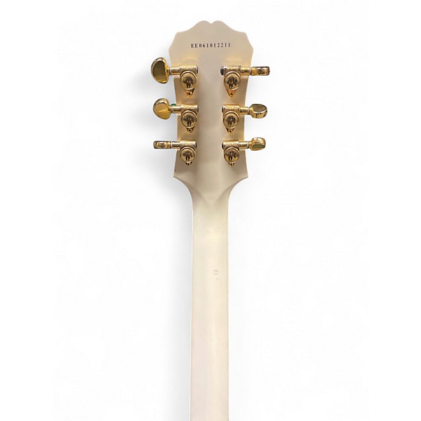 Used Epiphone Les Paul Custom Cream Solid Body Electric Guitar