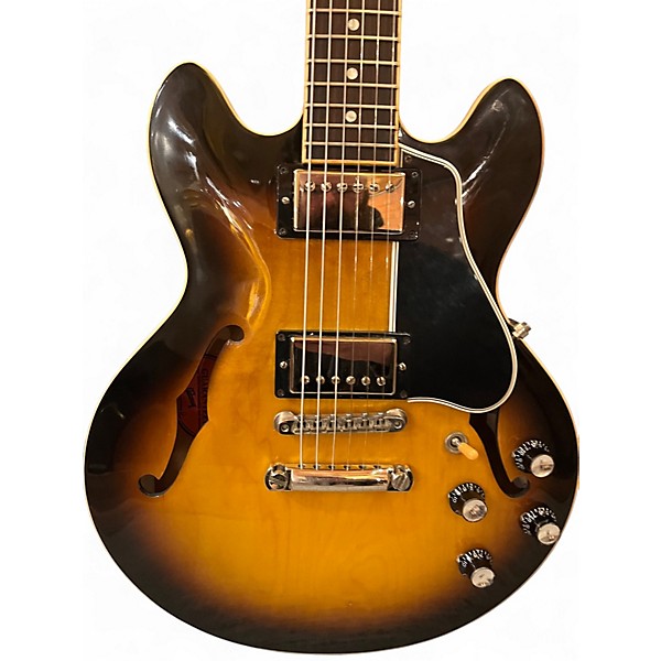 Used Gibson CUSTOMSHOP ES-339 3 Tone Sunburst Hollow Body Electric Guitar