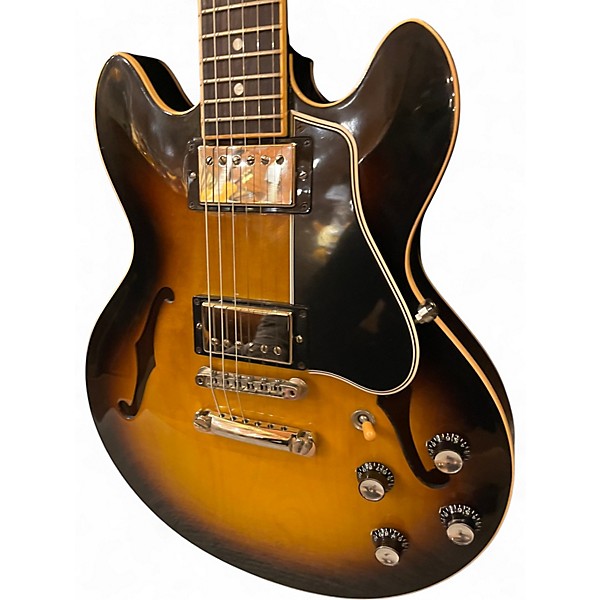Used Gibson CUSTOMSHOP ES-339 3 Tone Sunburst Hollow Body Electric Guitar