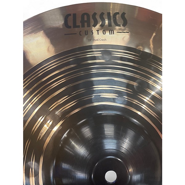Used MEINL 19in Classics Custom Dual Crash Cymbal