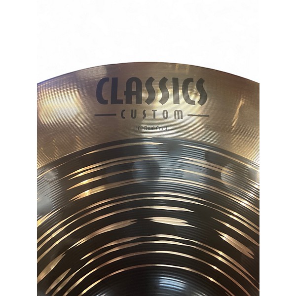 Used MEINL 16in Classics Custom Dual Crash Cymbal