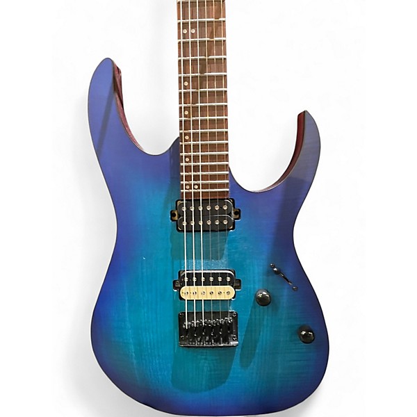 Used Ibanez RG6003FM Blue Solid Body Electric Guitar